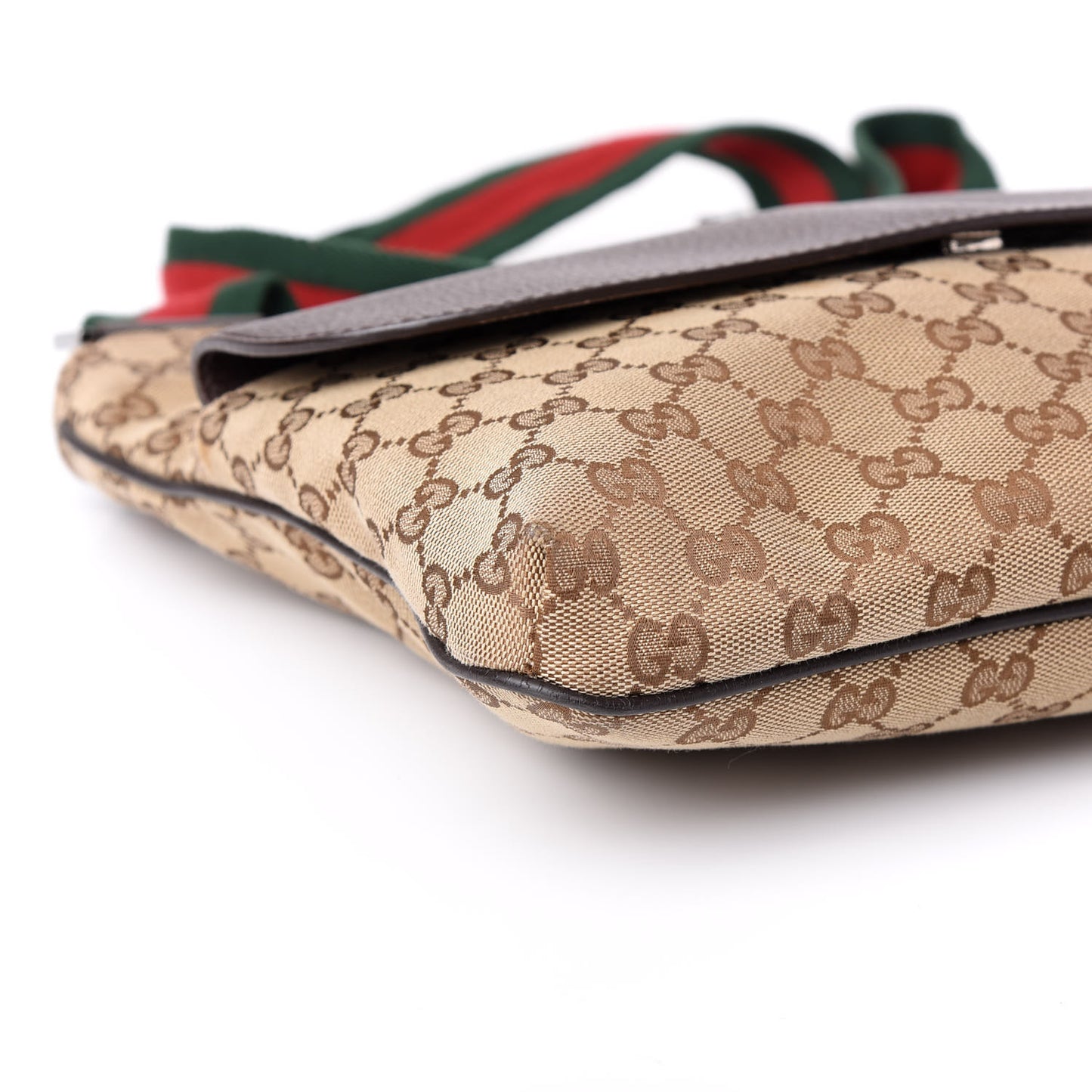 Monogram Signature Web Small Messenger Brown