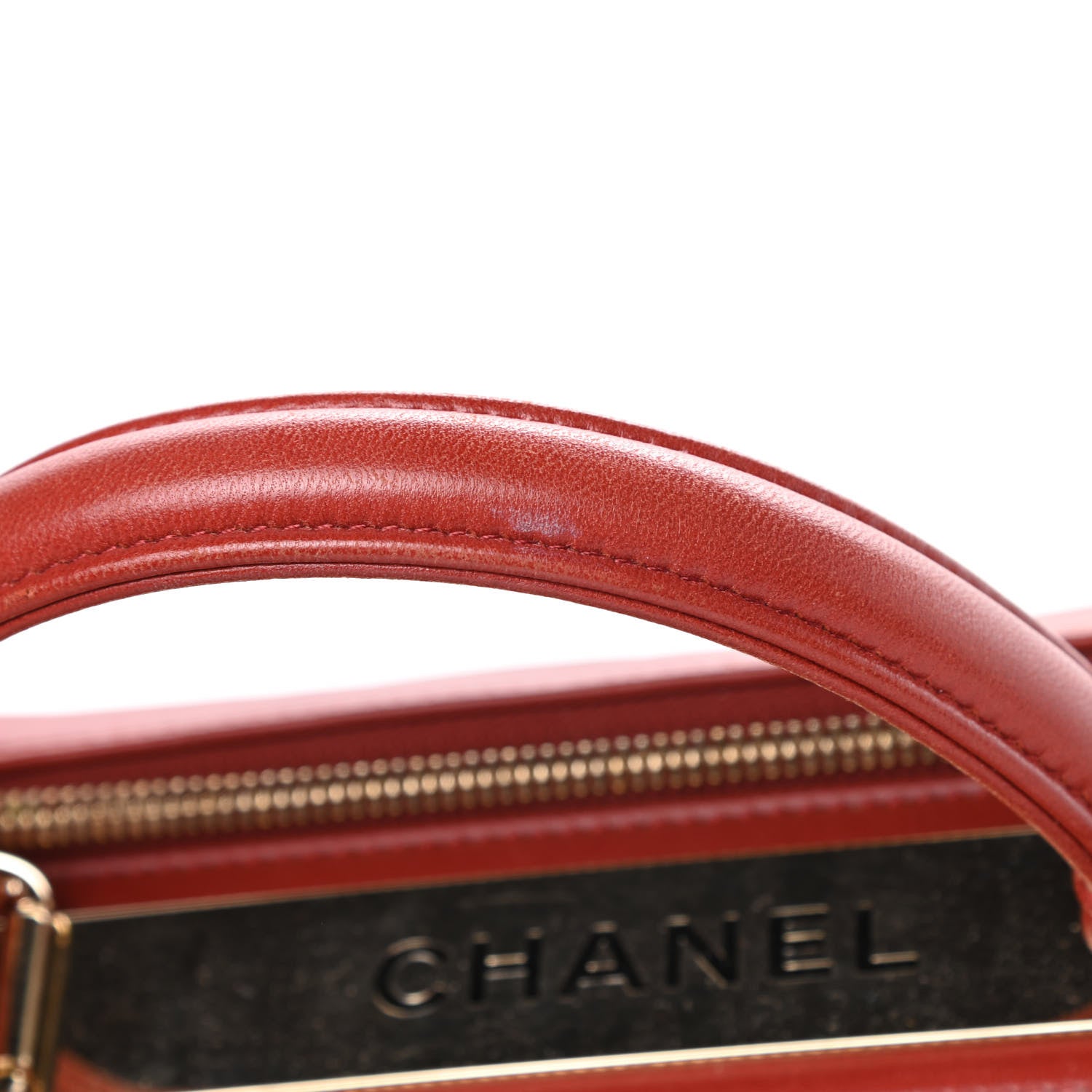 Chanel Lambskin Quilted Medium Trendy CC Bowling Bag Red 14 of 14