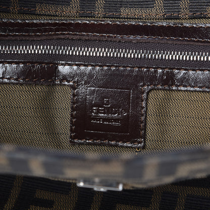 Fendi Zucca Small Shopping Tote Tobacco 6 of 12