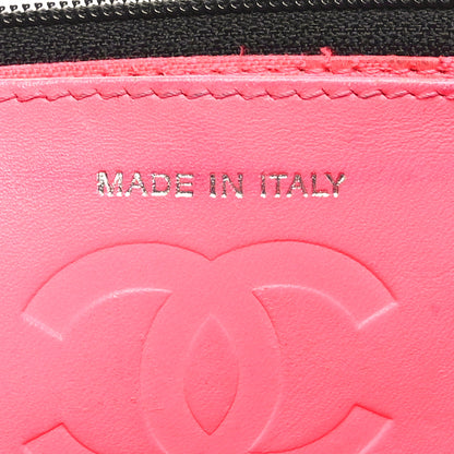 Chanel Calfskin Quilted Cambon Wallet on Chain WOC Black 8 of 13