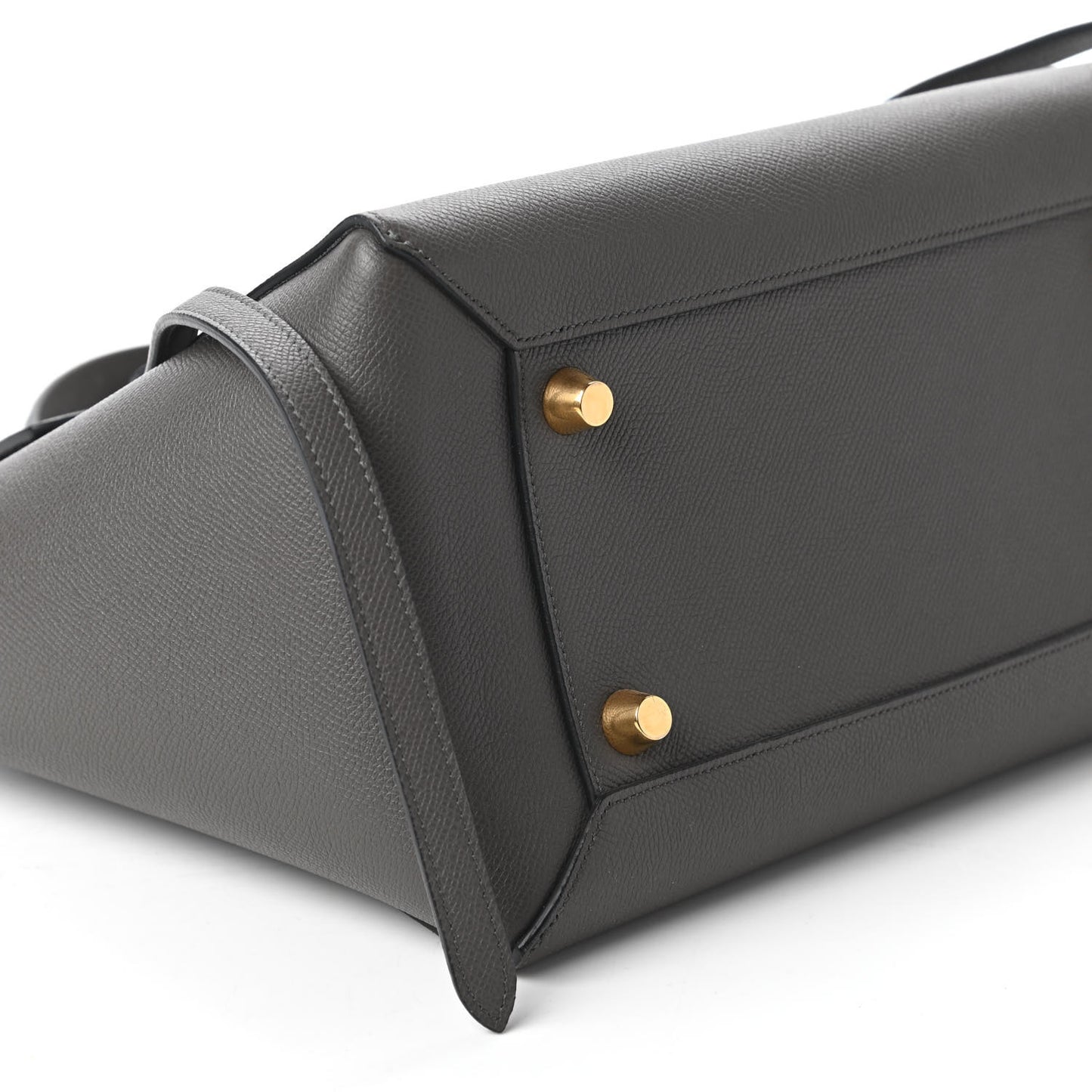 Grained Calfskin Small Belt Bag Grey
