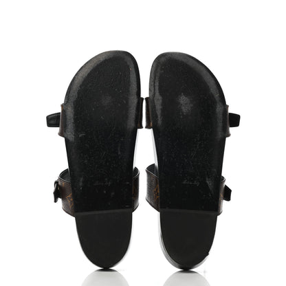 Louis Vuitton Monogram Bom Dia Mule Sandals 42 Black 5 of 13