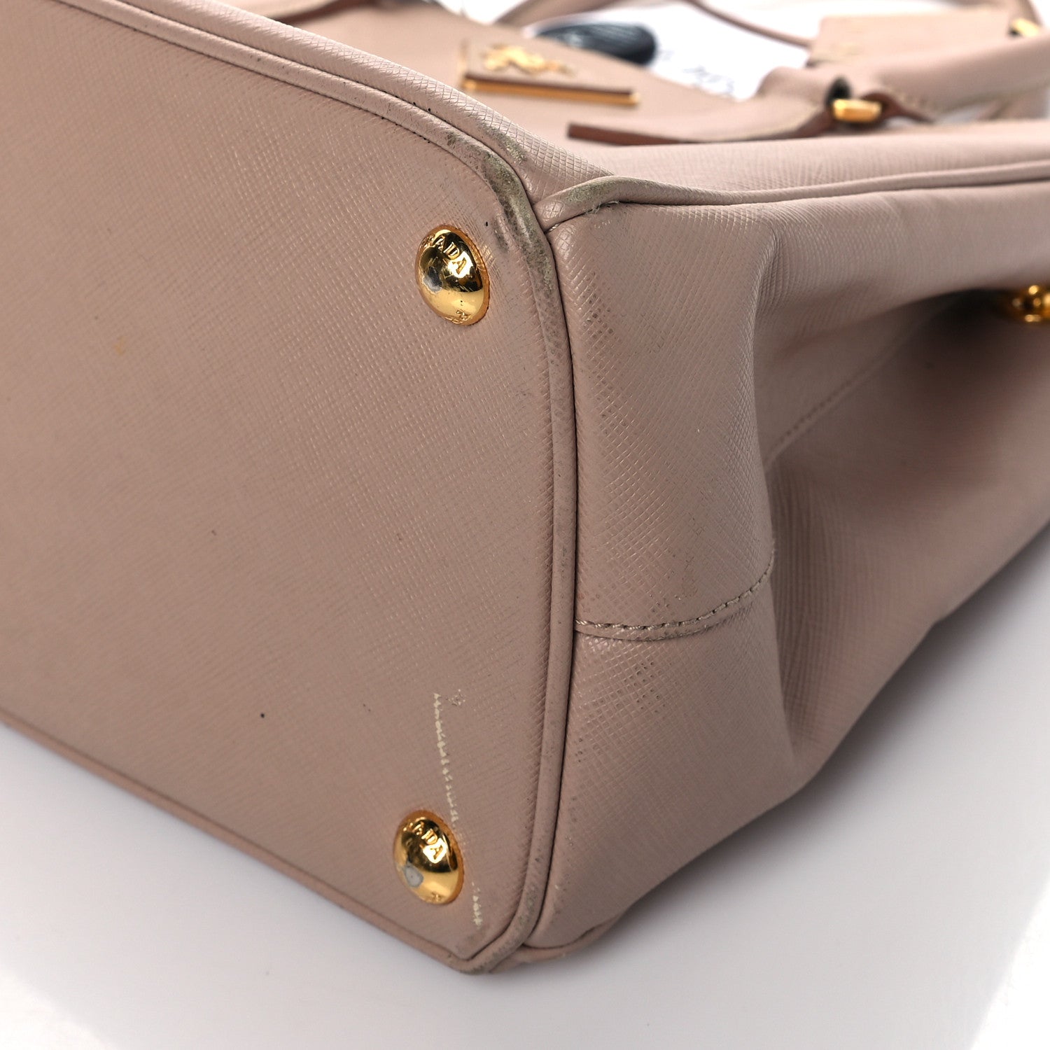 Prada Saffiano Small Galleria Double Zip Tote Cammeo 9 of 17