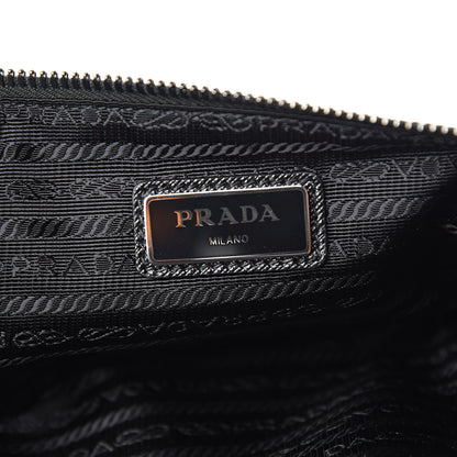 Prada Tessuto Nylon Saffiano Marsupio Triple Pocket Belt Bag Black 6 of 12