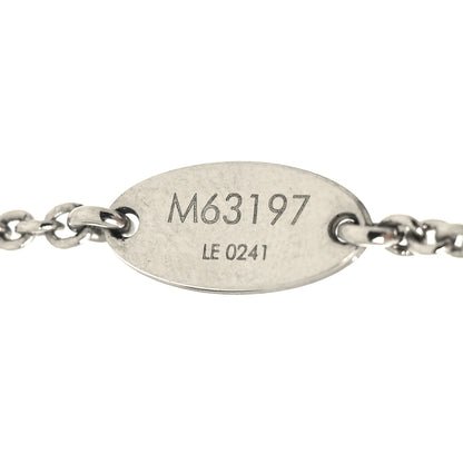 Louis Vuitton Metal Essential V Supple Necklace Silver 6 of 6