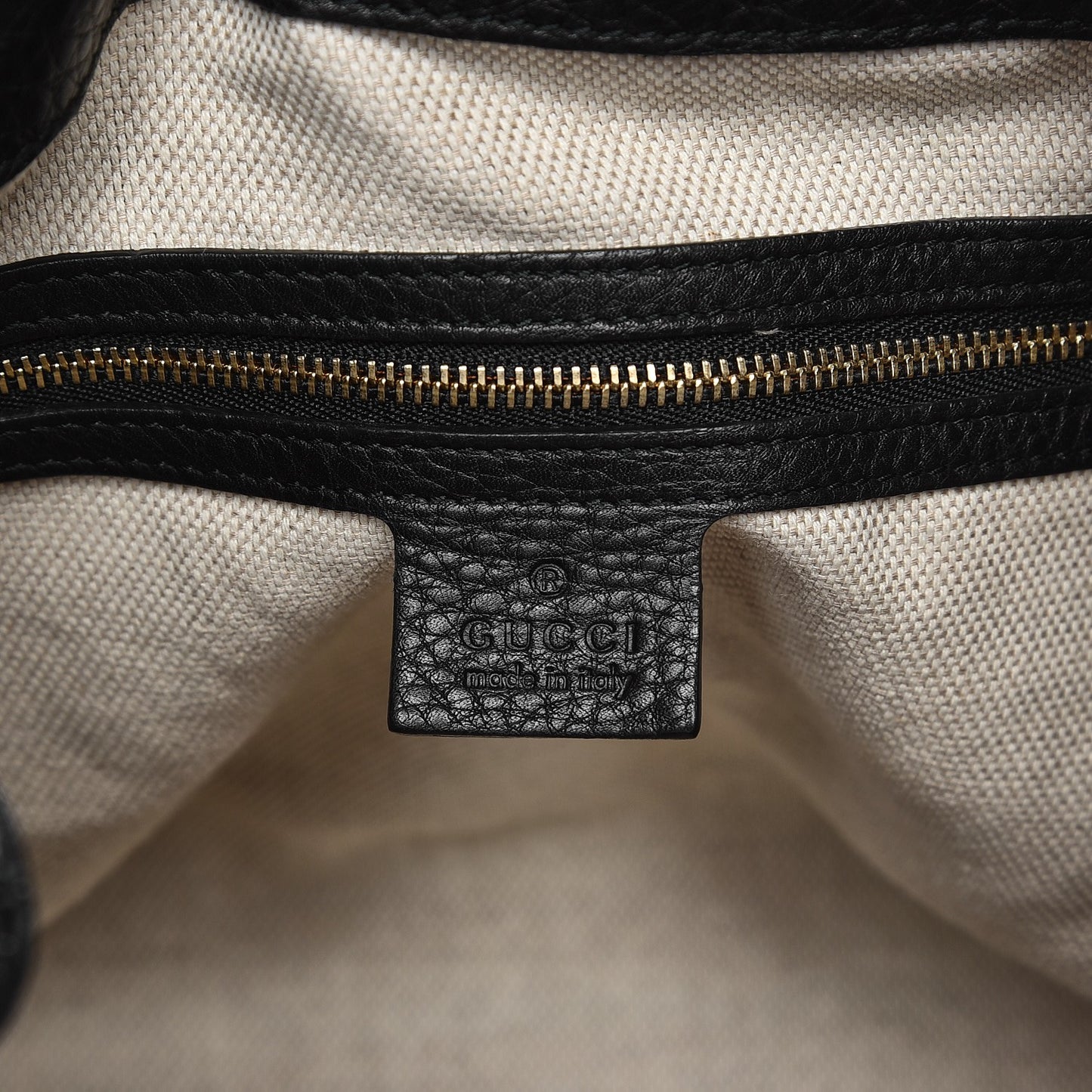 Pebbled Calfskin Medium Soho Chain Shoulder Bag Black