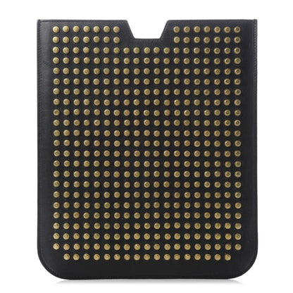 Saint Laurent Calfskin Studded iPad Case Black 1 of 7