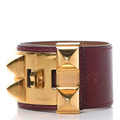 Hermes Epsom Collier de Chien CDC Bracelet S Rouge H 3 of 10