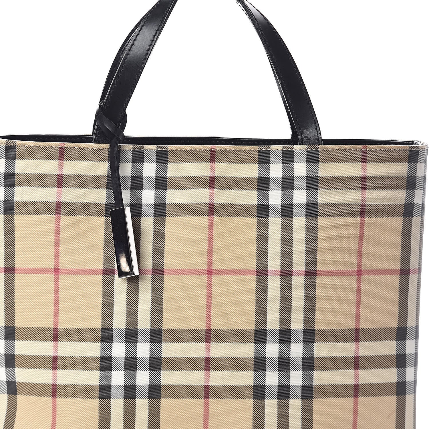 Burberry House Check Medium Tote Black 7 of 10