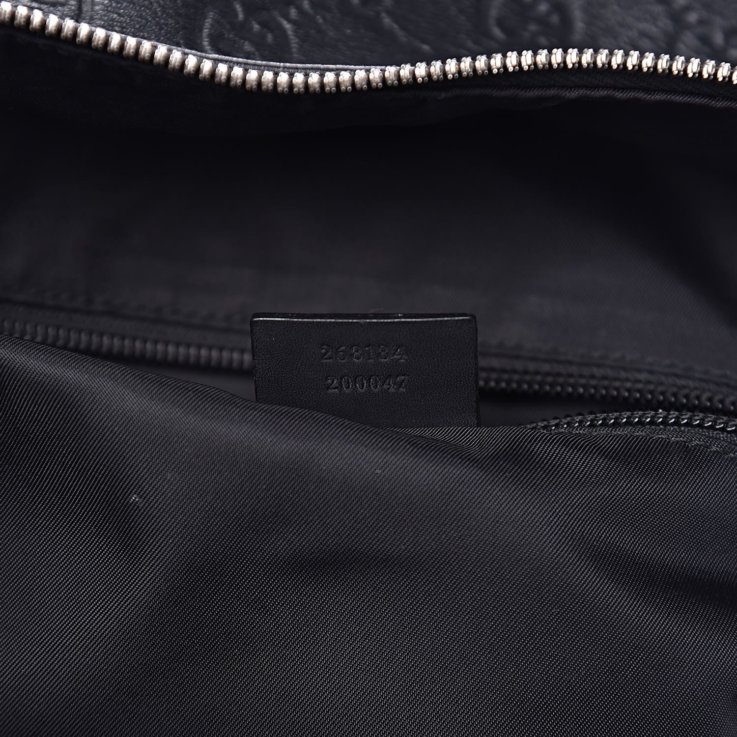 Gucci Guccissima Classic Backpack Black 9 of 15