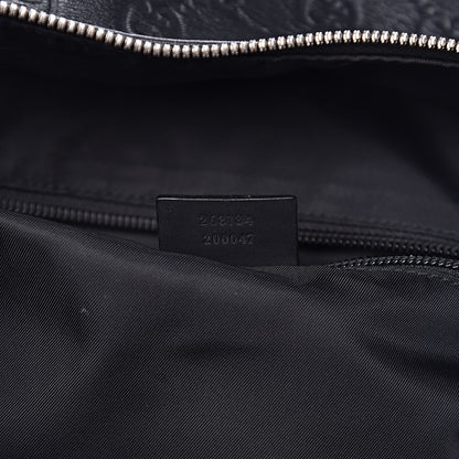 Gucci Guccissima Classic Backpack Black 9 of 15