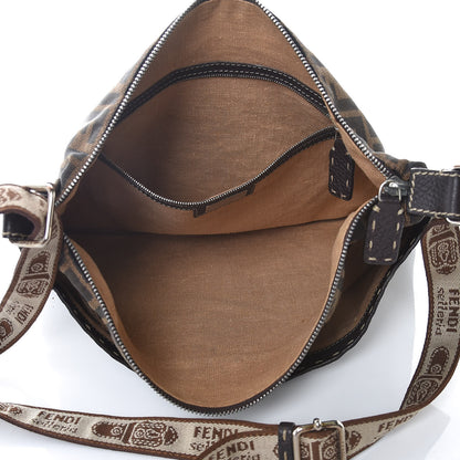 Fendi Zucca Cuoio Romano Selleria Messenger Tobacco Moro 5 of 12