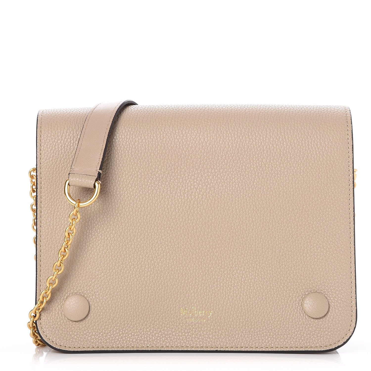Mulberry Classic Grain Calfskin Small Clifton Flap Dune 1 of 8