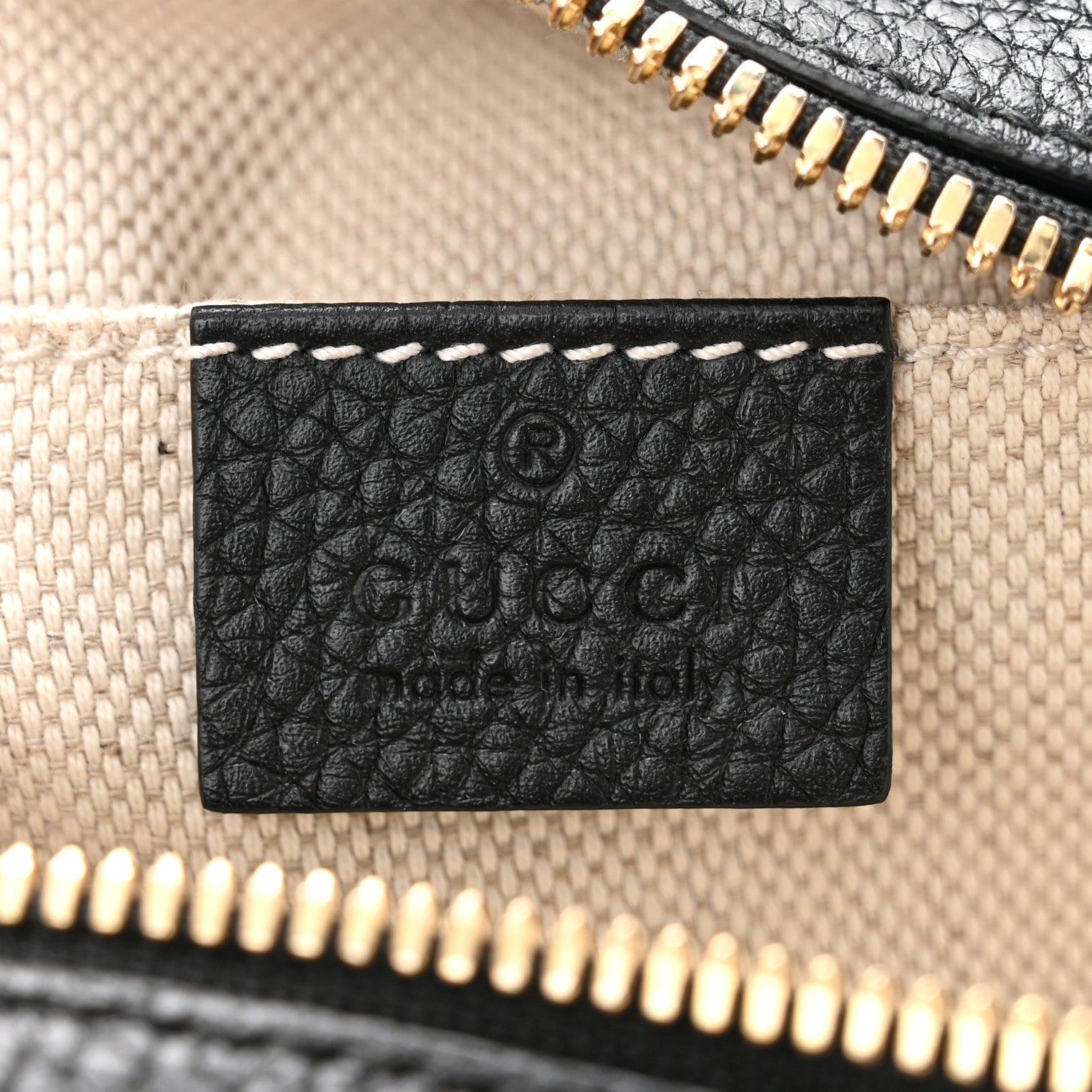 Gucci Pebbled Calfskin Small Soho Disco Bag Black 5 of 9