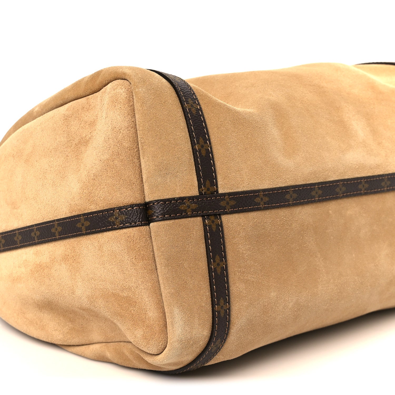 Louis Vuitton Suede Monogram Express MM Hazelnut 1798949
