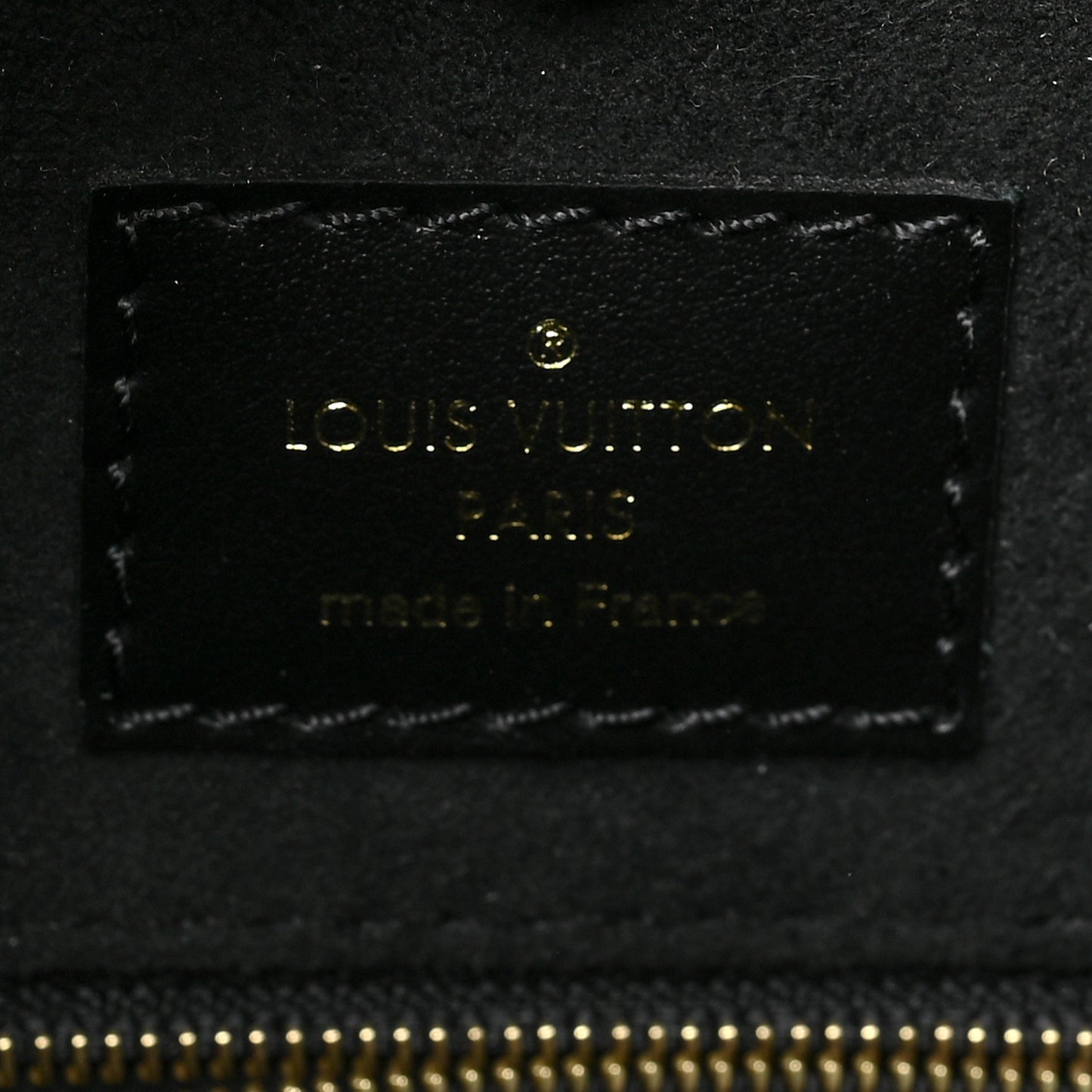 Empreinte Monogram Giant Broderies Onthego MM Cream Black