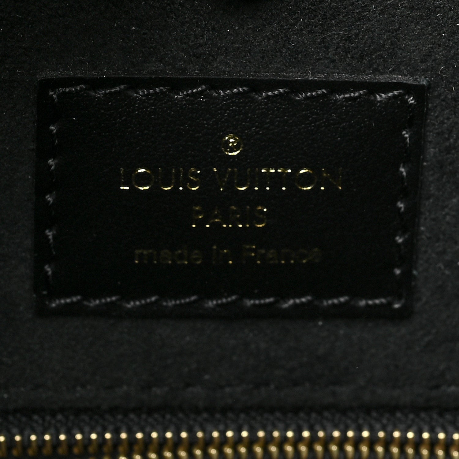 Louis Vuitton Empreinte Monogram Giant Broderies Onthego MM Cream Black 6 of 8