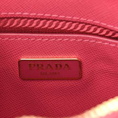 Prada Saffiano Lux Mini Promenade Tote Peonia 5 of 8