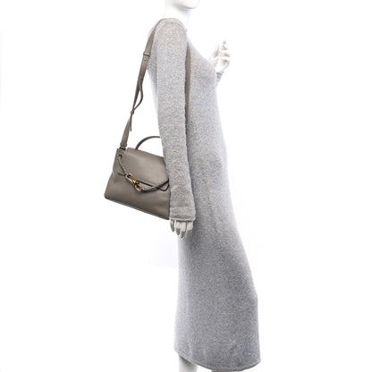 Bottega Veneta Silky Calfskin Small Ciao Ciao Limestone 2 of 10