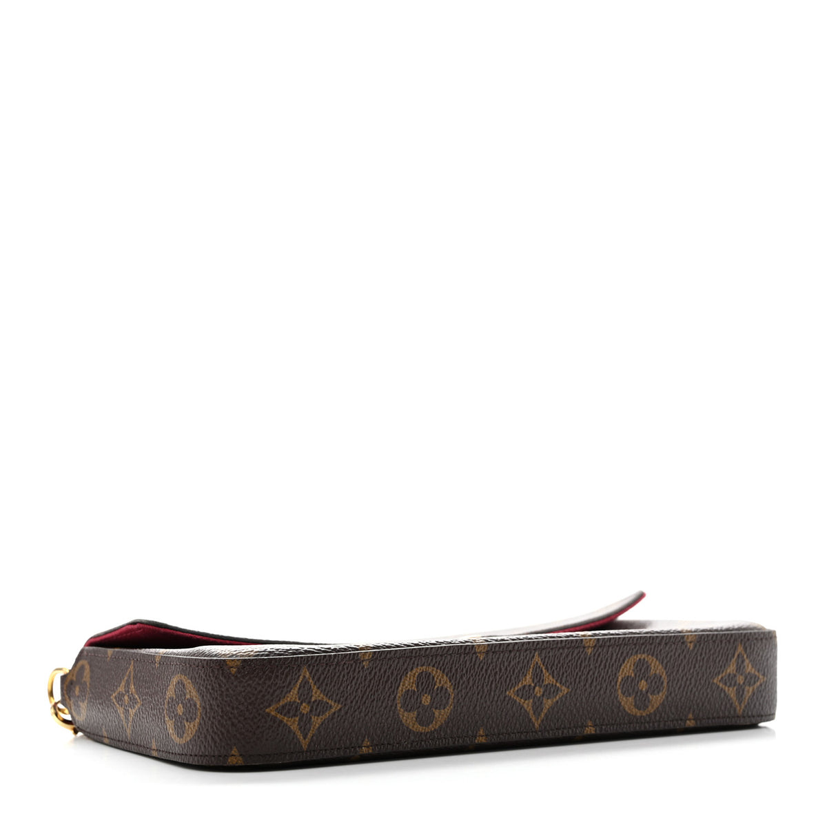 Louis Vuitton Monogram Pochette Felicie Chain Wallet Fuchsia 5 of 17