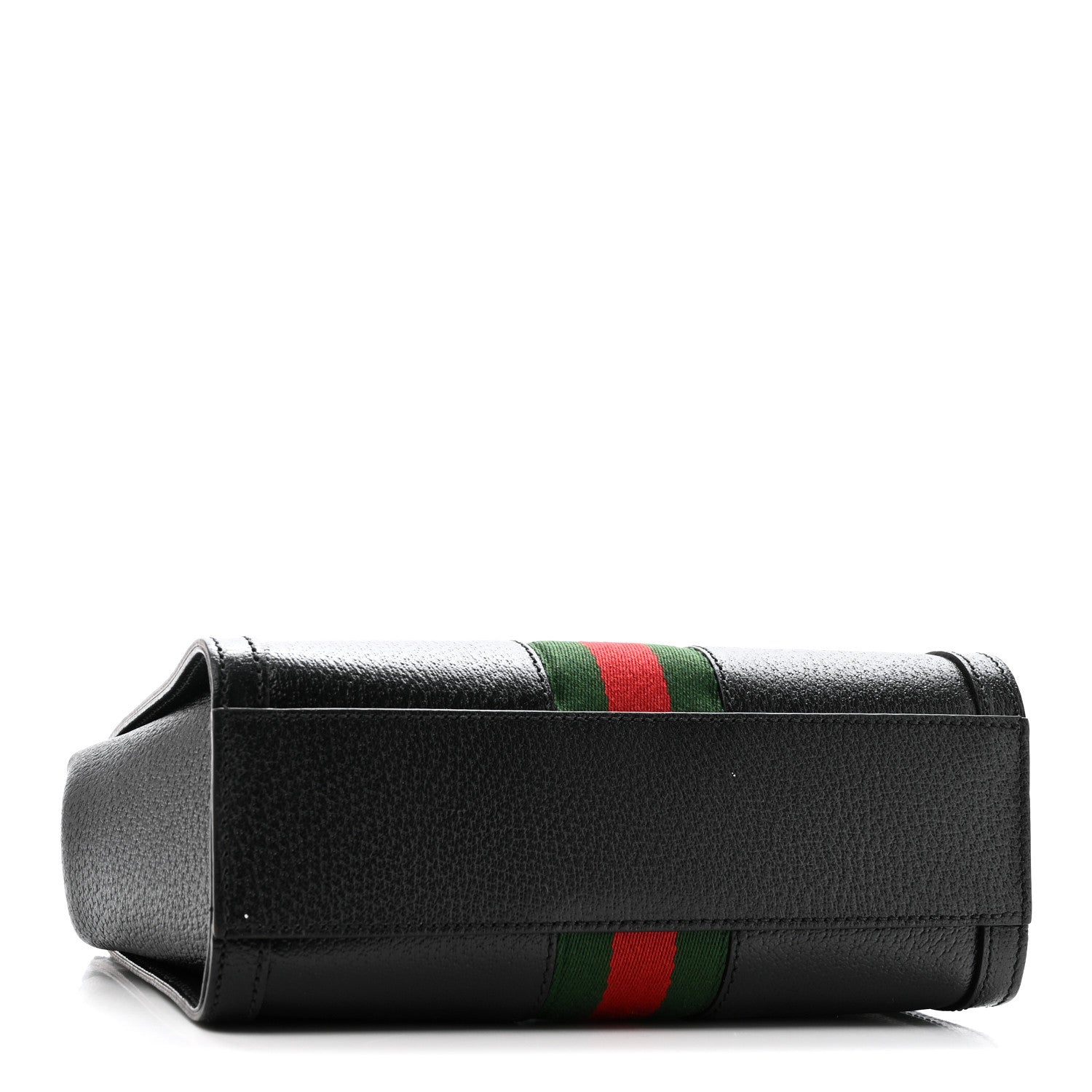 Gucci Textured Calfskin Web Small Ophidia Tote Bag Black 1891600