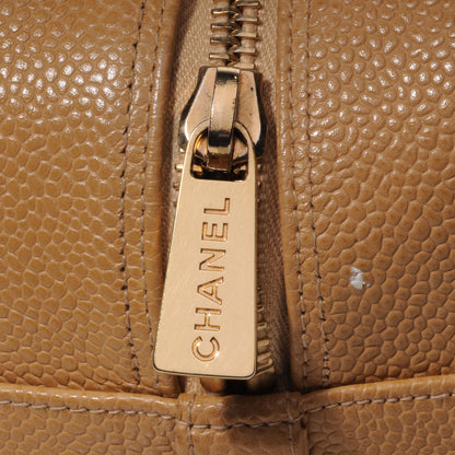 Chanel Caviar Quilted Grand Timeless Tote GTT Beige 8 of 8
