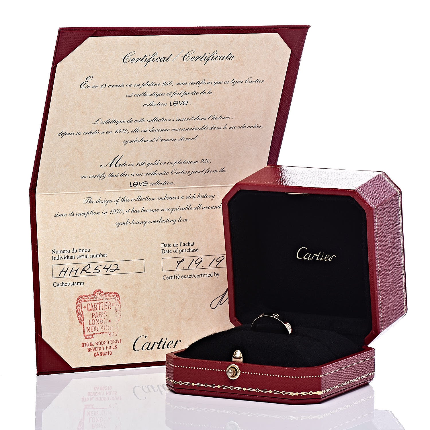 Cartier 18K Yellow Gold 3.5mm LOVE Wedding Band Ring 54 6.75 5 of 5