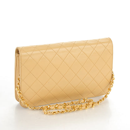 Chanel Lambskin Quilted Small Single Flap Beige 3 of 7