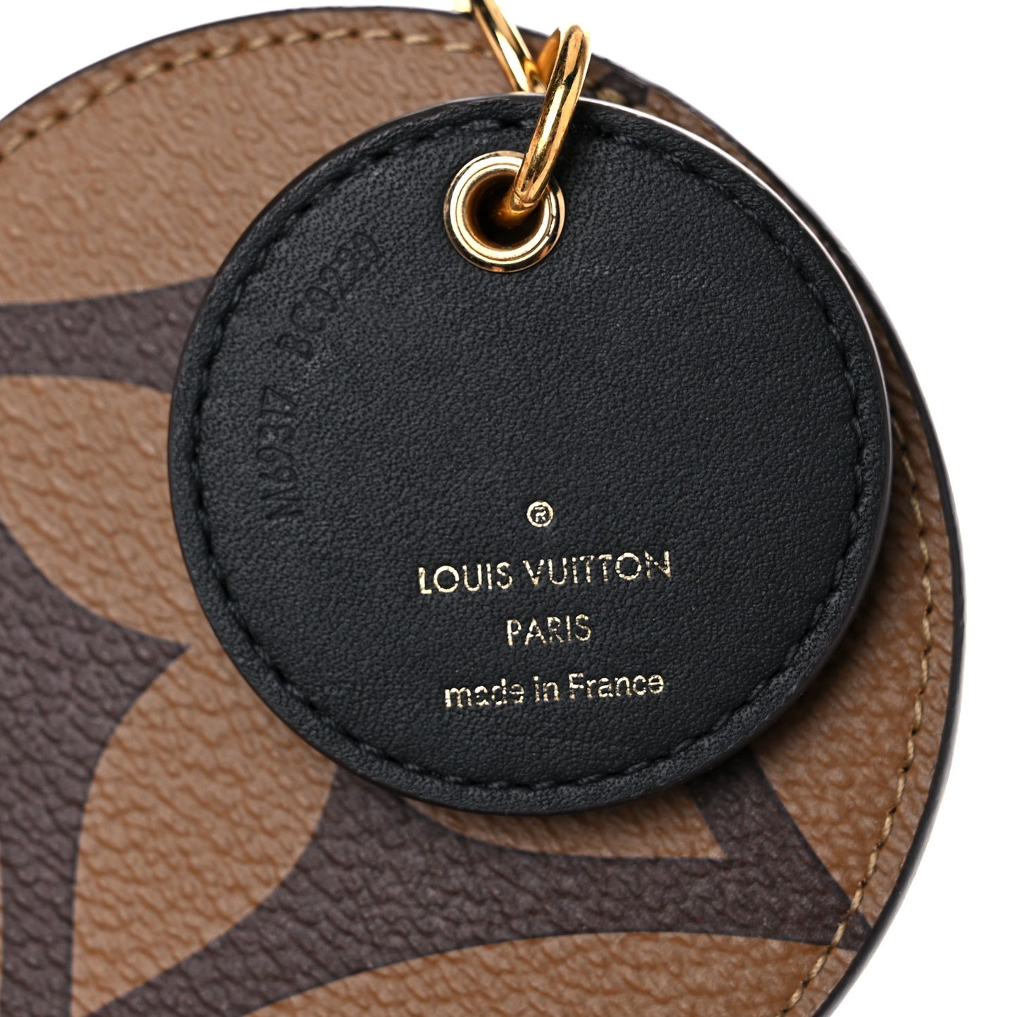 Monogram Reverse Key Holder Bag Charm