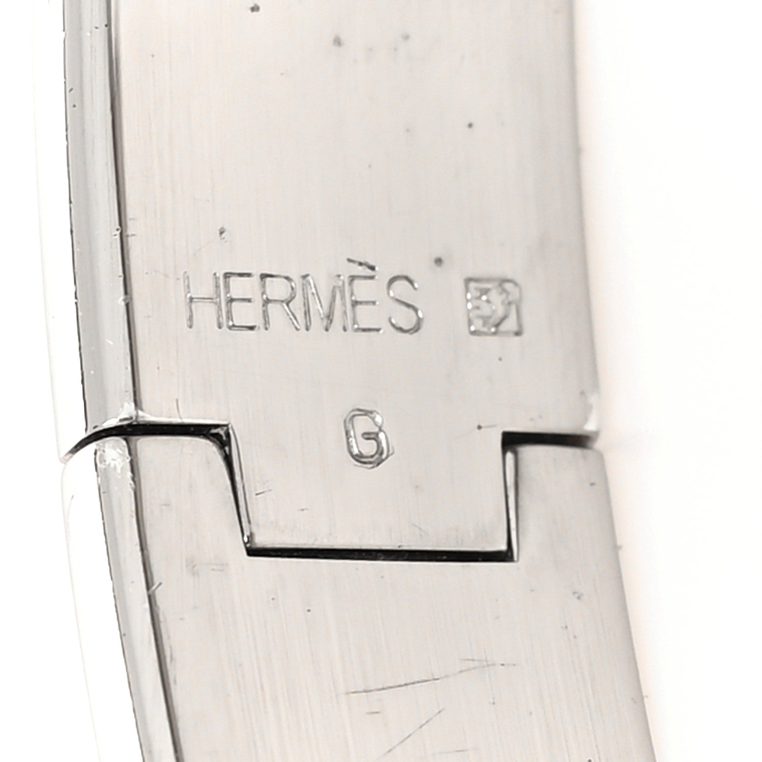 Hermes Narrow Enamel Clic Clac H Bracelet PM Bleu Royal 5 of 5