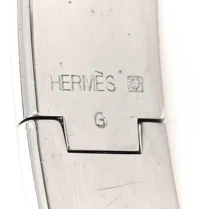 Hermes Narrow Enamel Clic Clac H Bracelet PM Bleu Royal 5 of 5