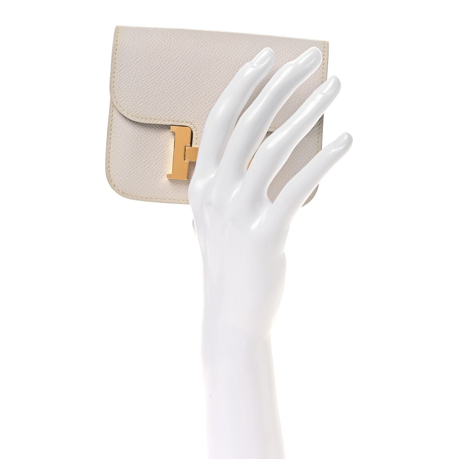 Hermes Epsom Constance Slim Wallet Gris Pale 2 of 10