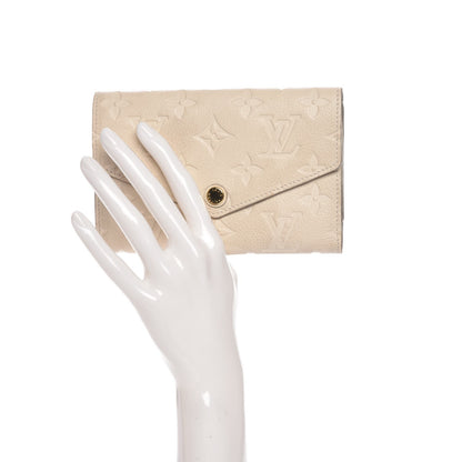 Louis Vuitton Empreinte Compact Curieuse Wallet Neige 2 of 7