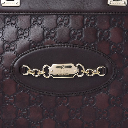 Gucci Guccissima Large Punch Tote Chocolate Brown 11 of 11