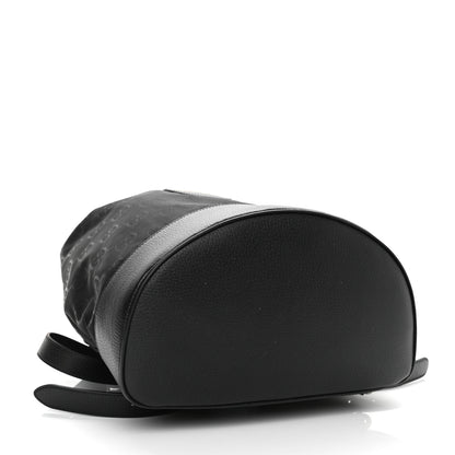 Gucci Econyl Nylon Monogram Off The Grid Drawstring Bucket Backpack Black 4 of 9