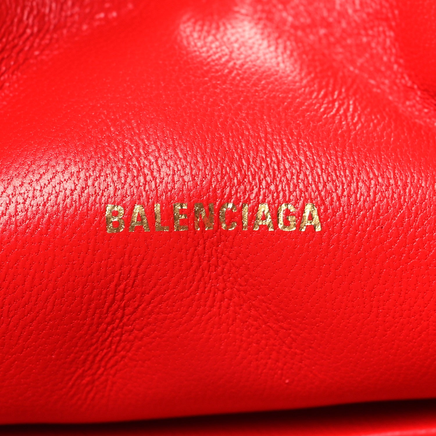 Balenciaga Nappa Calfskin Quilted Touch B Camera Shoulder Bag Bright Red 6 of 10