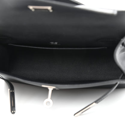 Hermes Swift Kelly Pochette Clutch Black 5 of 10