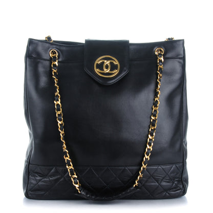 Chanel Lambskin Quilted Shoulder Bag Black 1 of 7