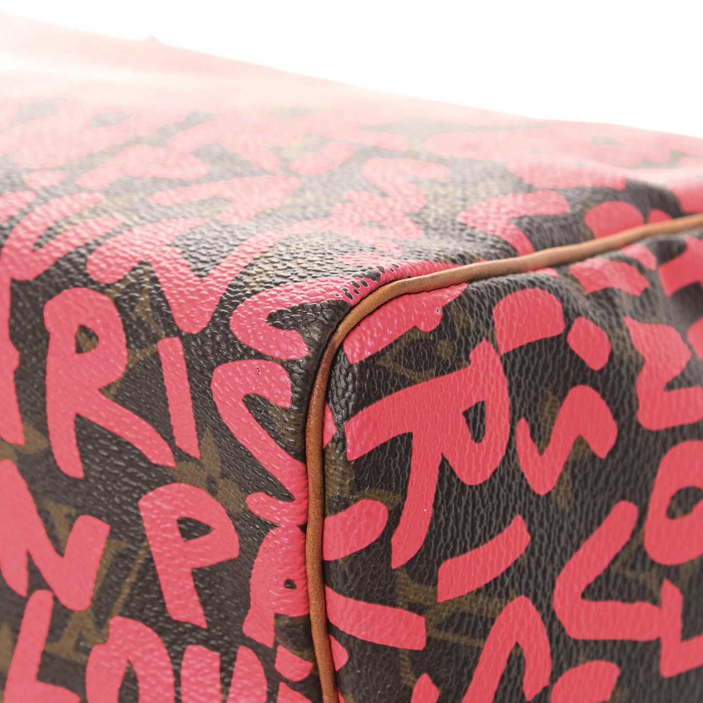 Monogram Graffiti Speedy 30 Fuchsia