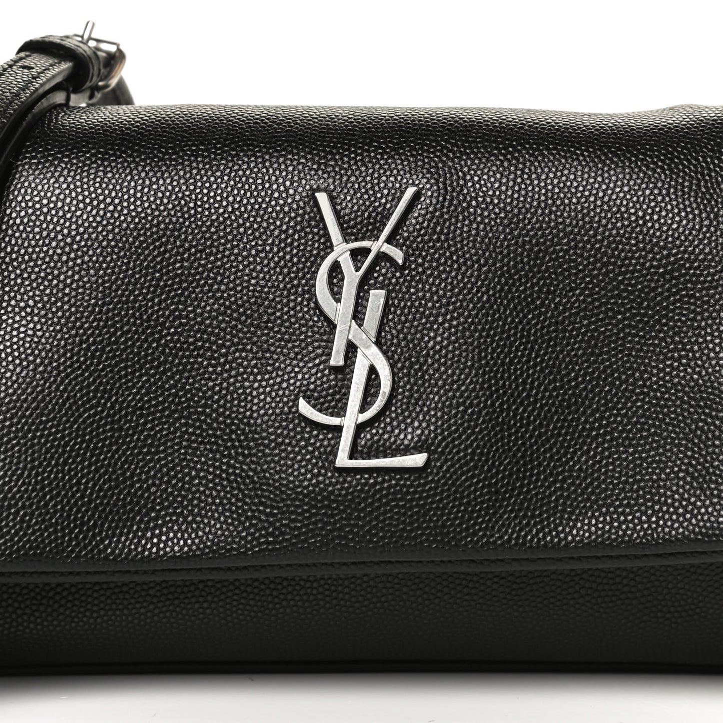 Grain De Poudre Monogram Toy West Hollywood Fold-Over Bag Black