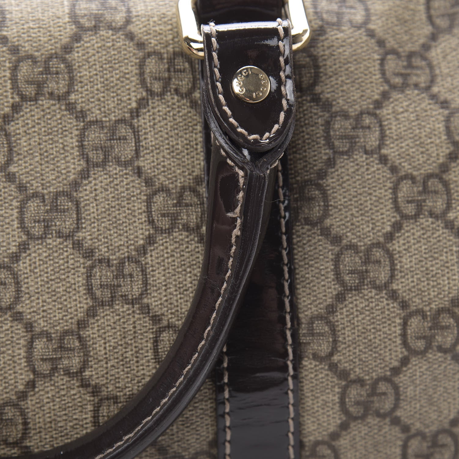 Gucci GG Plus Monogram Medium Joy Boston Dark Brown 11 of 11