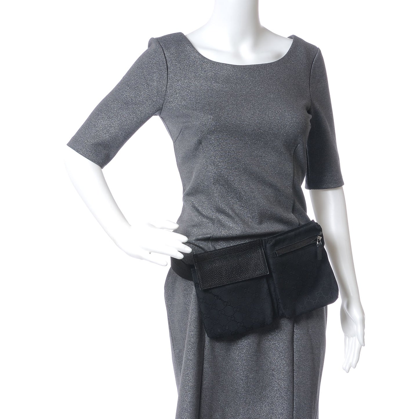 Monogram Belt Bag Black