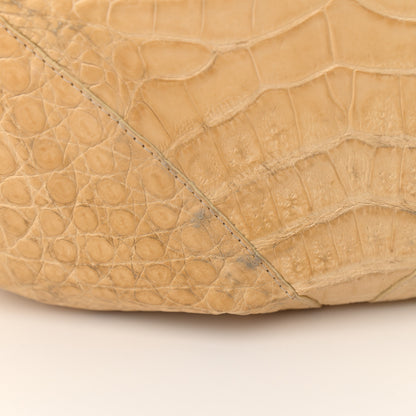 Nancy Gonzalez Crocodile Hobo Beige 12 of 12