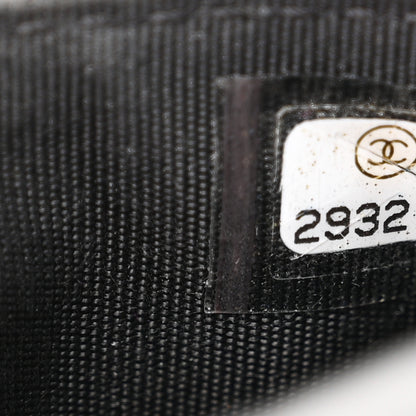 Chanel Patent Quilted Belt In Love Double Mini Flap Waist Bag Black Pink 9 of 13