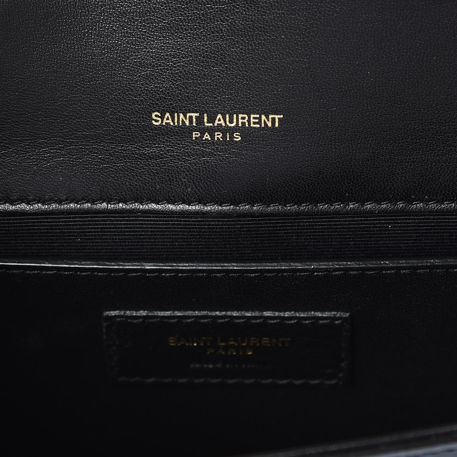 Saint Laurent Glitter Patent Small Monogram Kate Satchel Cobalt 6 of 11