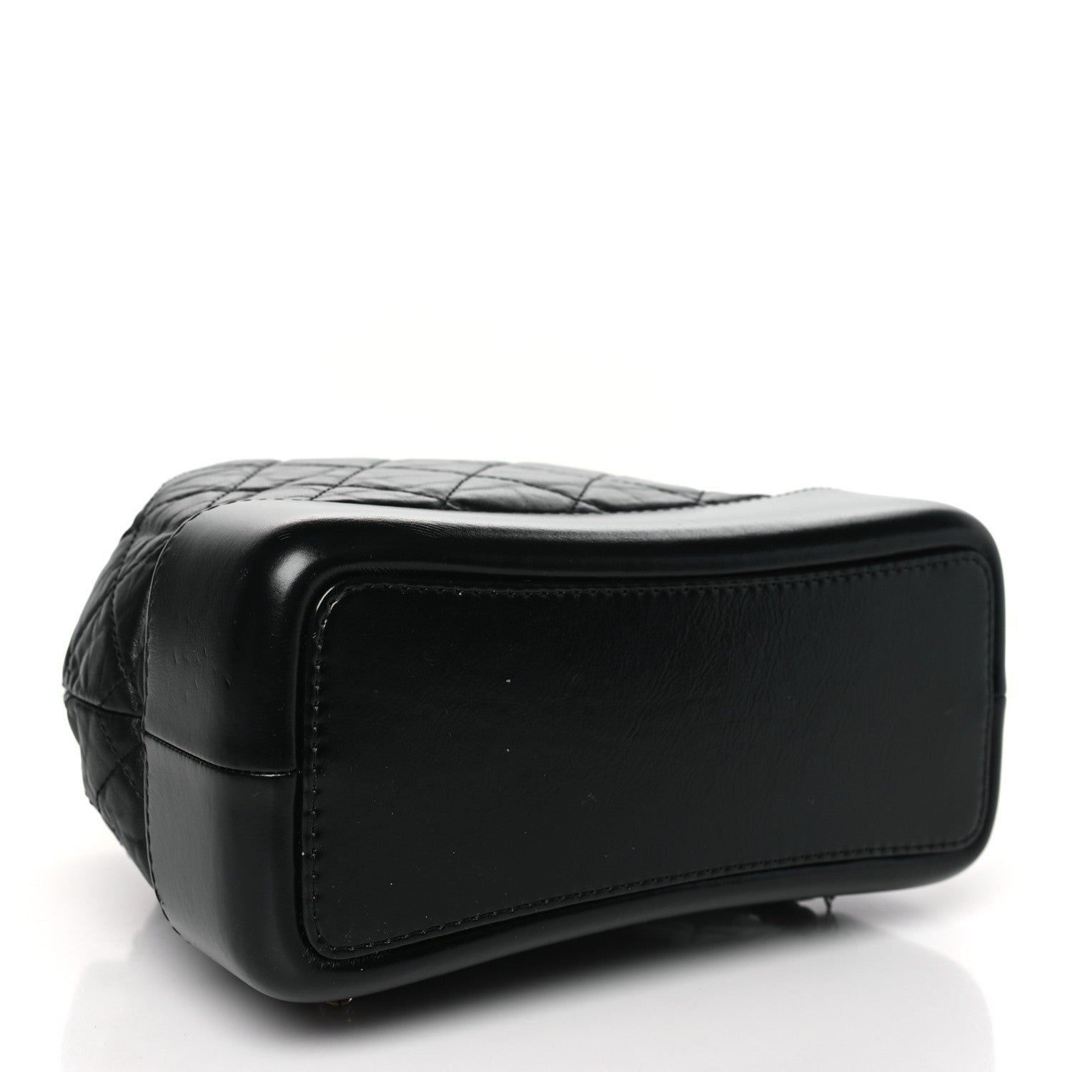 Chanel Aged Calfskin Quilted Small Gabrielle Backpack Black 4 of 10