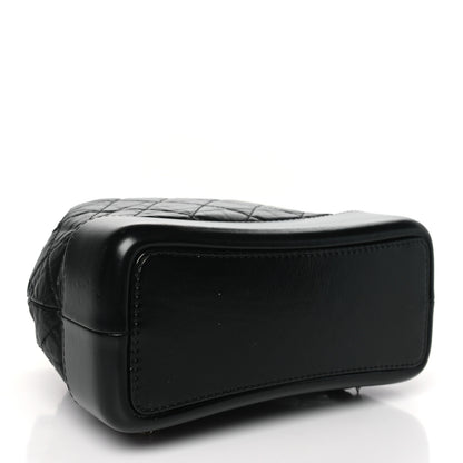 Chanel Aged Calfskin Quilted Small Gabrielle Backpack Black 4 of 10