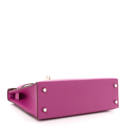 Hermes Chevre Mysore Mini Kelly Sellier 20 Magnolia 4 of 11