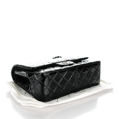 Chanel Patent Quilted Jumbo Double Flap Black 4 of 8