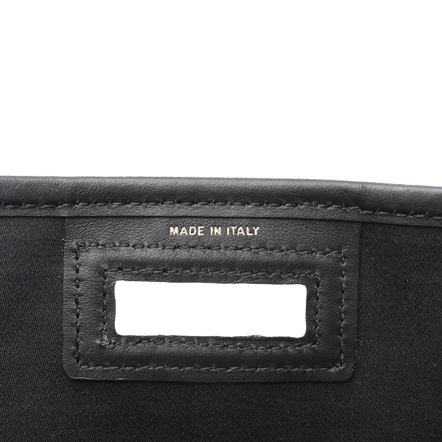 Fendi Glazed Fabric Vitello Century FF 1974 Stamp Patch Medium Peekaboo Defender Cover Mogano Panna Black 7 of 13